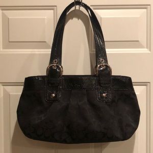 Coach Soho Black Satchel Handbag
